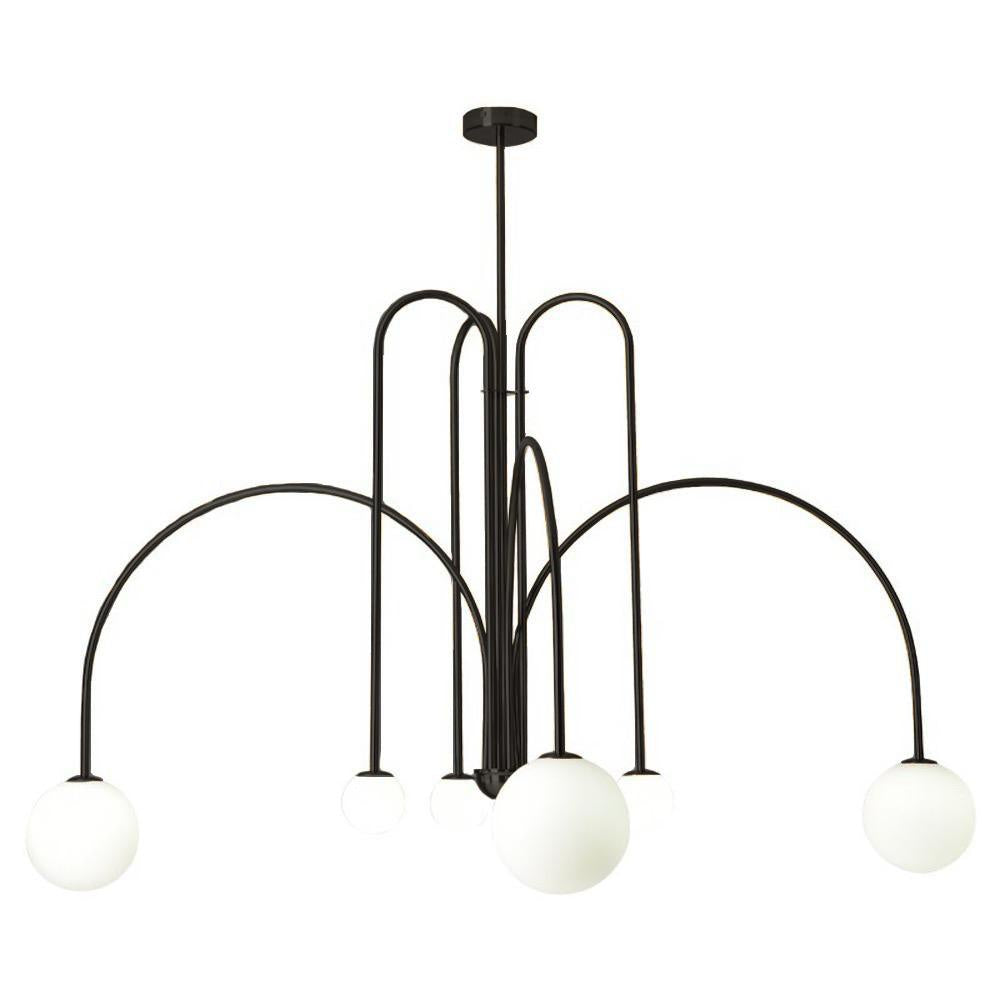 Fenna Chandelier - Black P8993-6-B