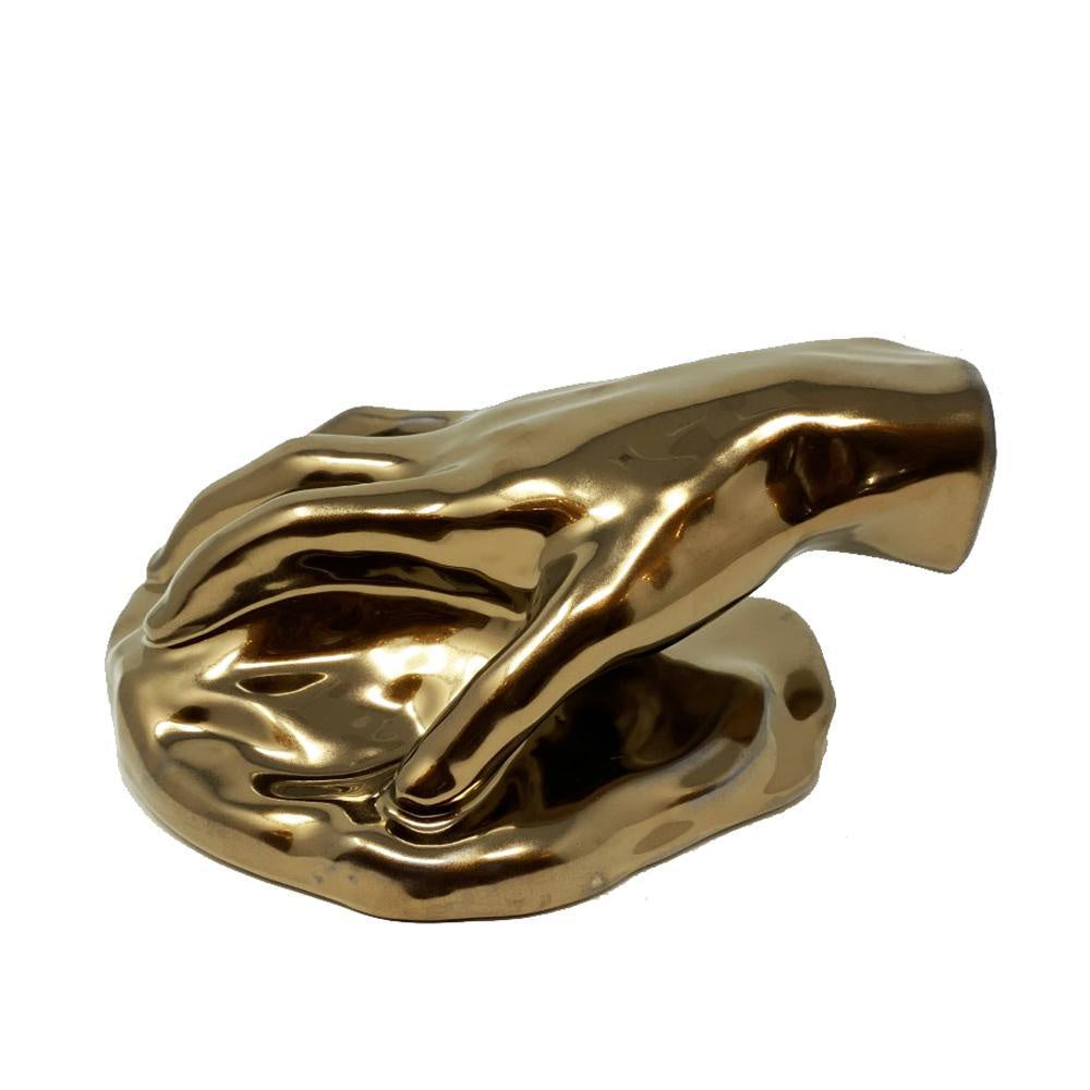 Bronze Ceramic Hand Sculpture - DNB ZD-112