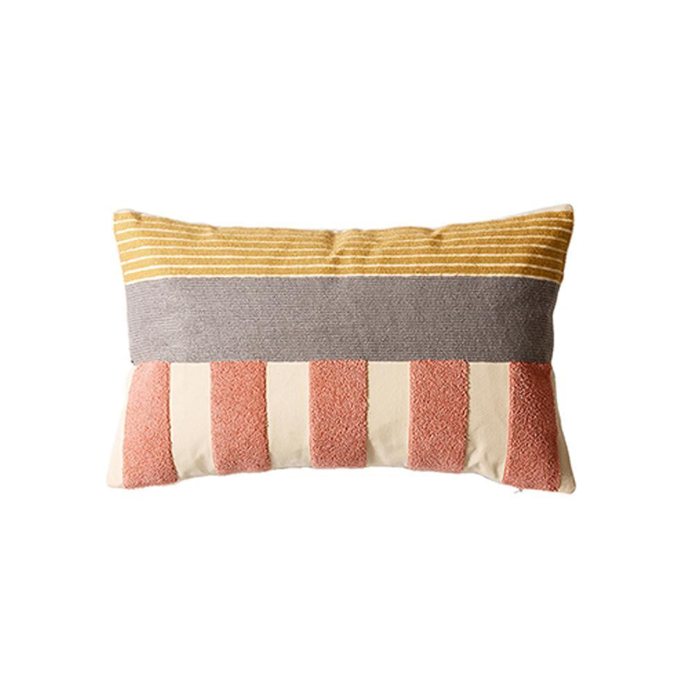 Abstract Geometric Embroidered Cushion MND212