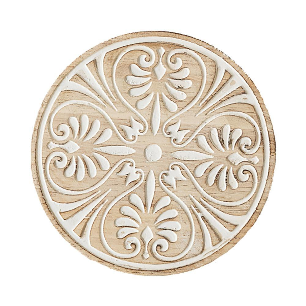 Set of 4 Wooden Coasters190205HC-B