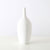 White Textured Ceramic Vase with Long Neck - Medium ZD-094