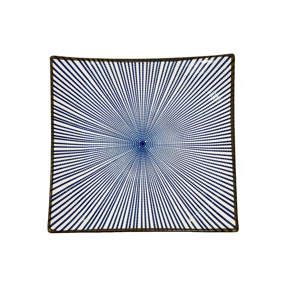 Hiromi Square Appetizer Plate المطبخ وتناول الطعام