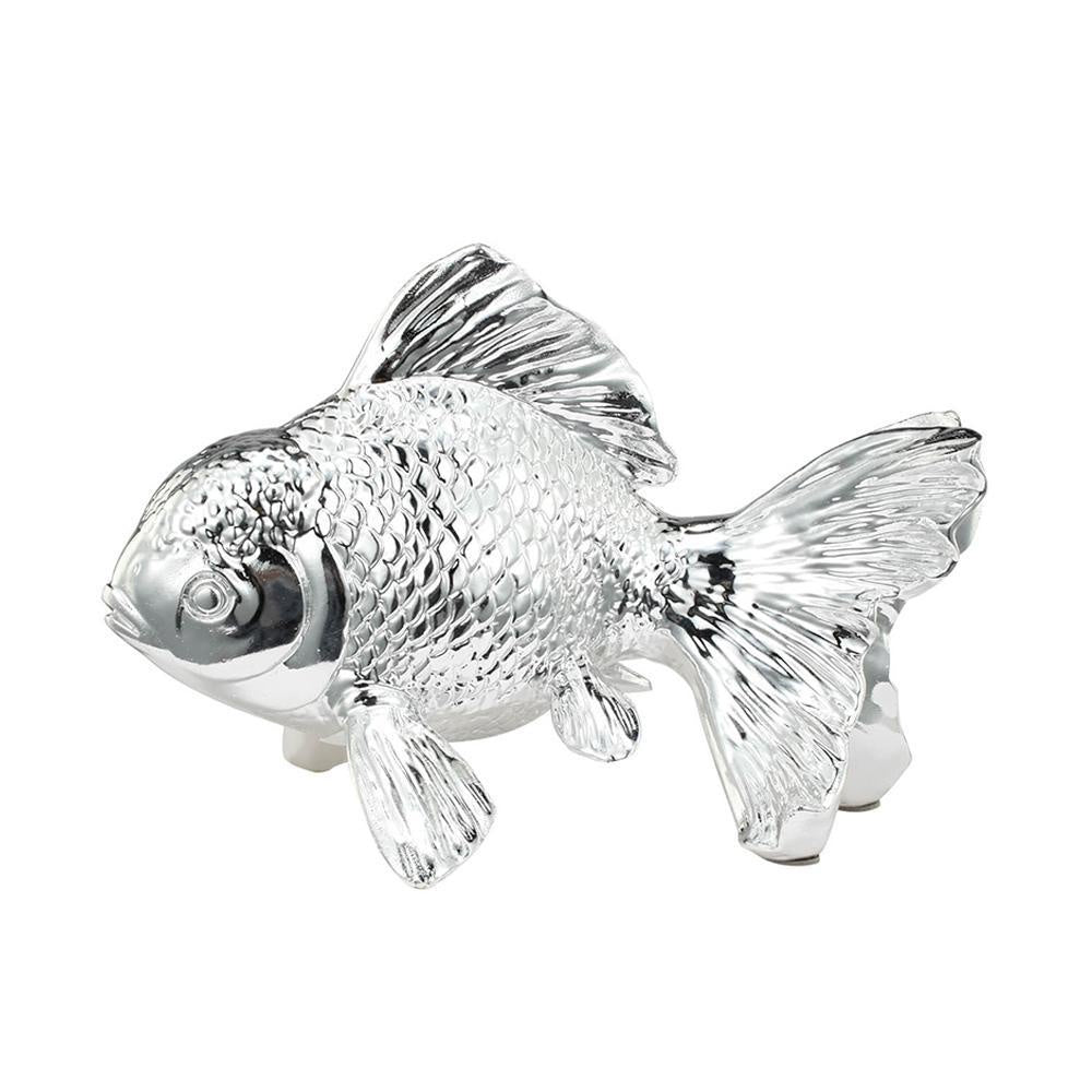 Silver Fish Sculpture - Large 75716