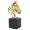 Gold Horse Abstract Bust FL-J2116B