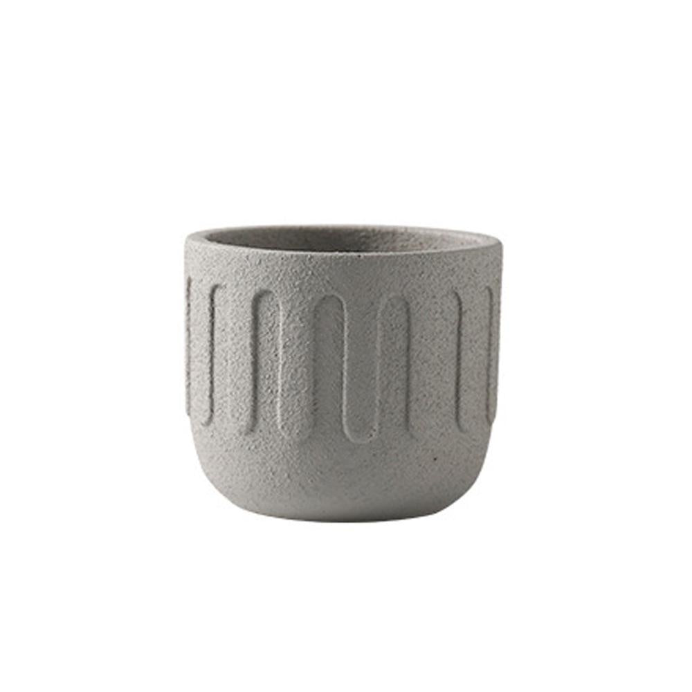Light Grey Concrete Planter - Small LT110-LG-S