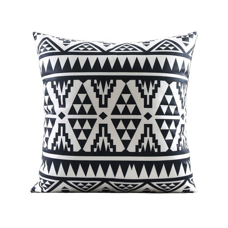 Black & White Tribal Pattern Cushion MND063