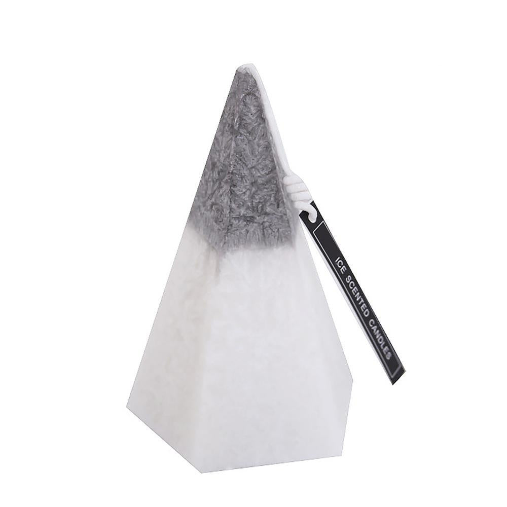 White& Grey  Pyramid Candle FC-XY2001B