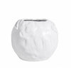 White Round Ceramic Vase - A OMS01017145W1