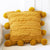 Mustard Boho Cushion with Pom Poms MND200