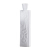 White Ceramic Vase with Relief Detail - XLarge 607725