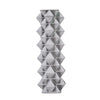 Silver Ceramic Tetrahedron Element Vase - Tall FA-D2126A