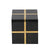 Black Marble Décor with Gold Inlay - Small FB-T1927B