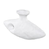 White Textured Ceramic Bud VaseZD-148 مزهرية