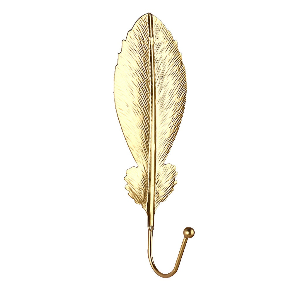 Gold Metal Leaf Wall Hook - A SHDG1191015