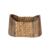 Seagrass & Wooden Planter - Large CF20075