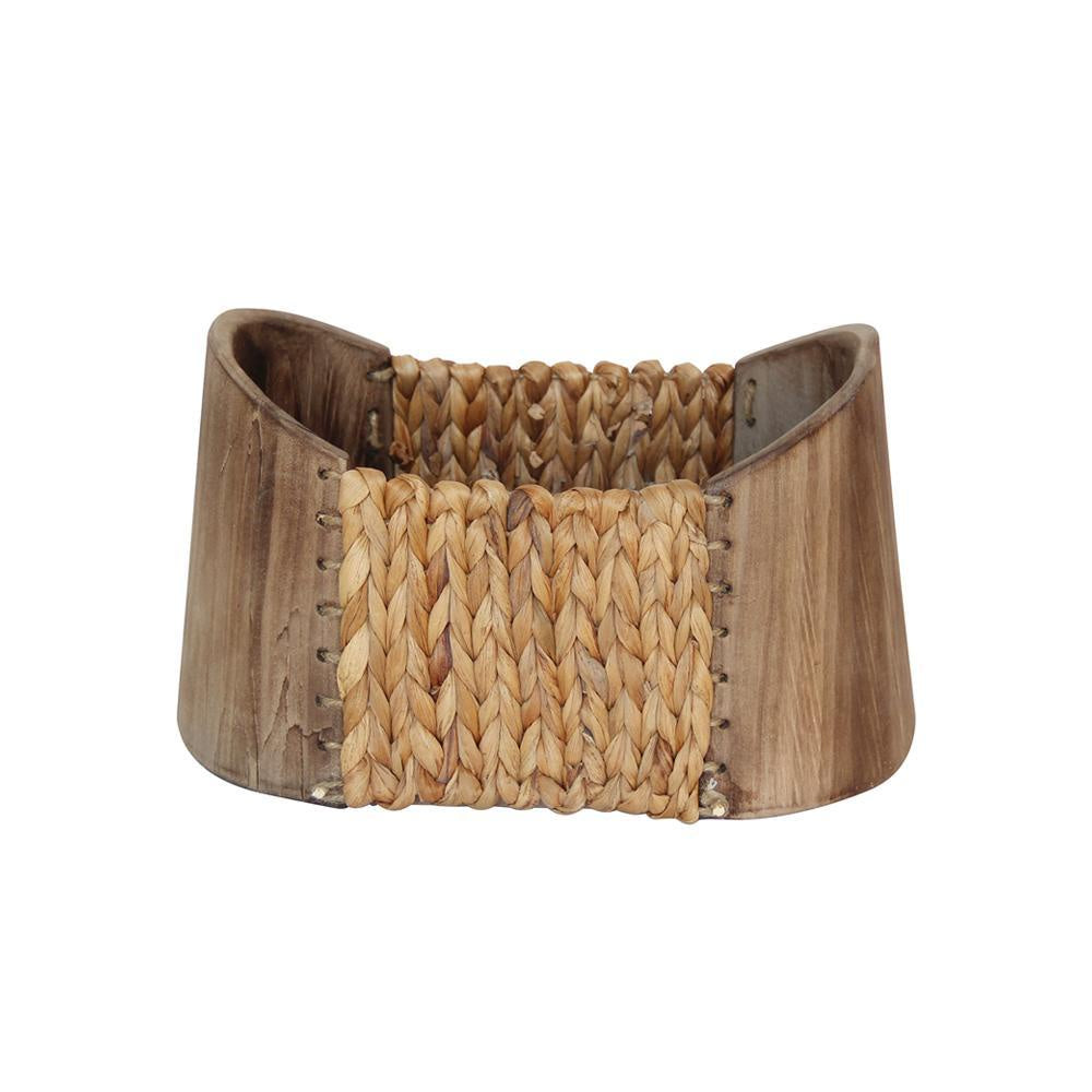 Seagrass & Wooden Planter - Large CF20075