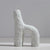 White Textured Ceramic Bud VaseLT604-A مزهرية