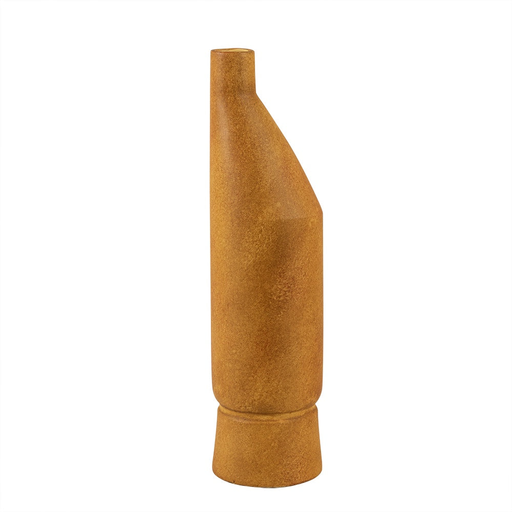 Ochre Ceramic Half Vase ML01404621Y1