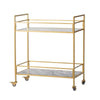 Gold Iron Bar Cart 44957