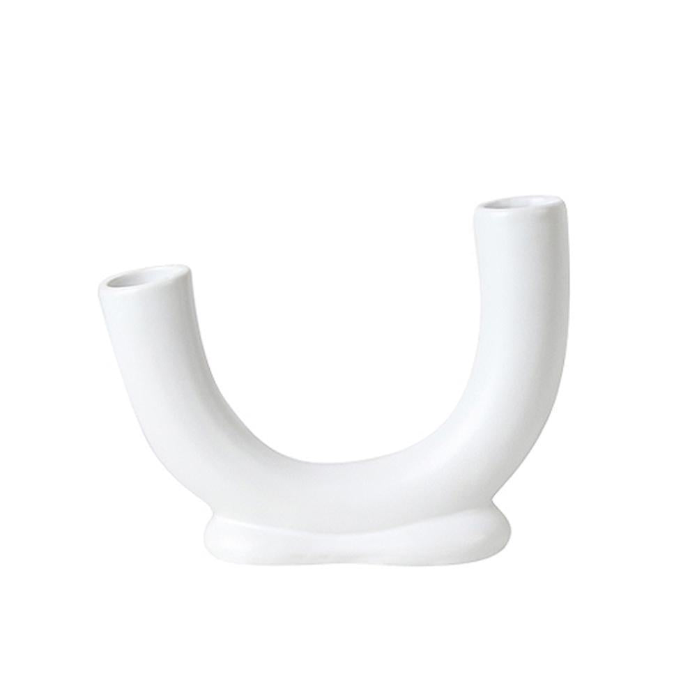 White Ceramic Abstract Décor - C FA-D2028C