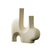 Beige Abstract Resin Vase - A F0766