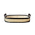 Black & Natural Cane Oval Tray - Large FB-016