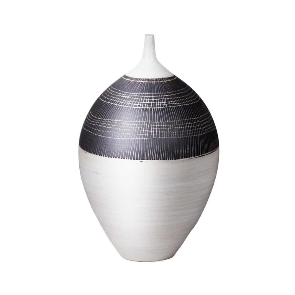 Black & White Ceramic Vase - Medium 603754