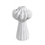 White Ceramic Vase  with Stem - Medium OMS01017152W2