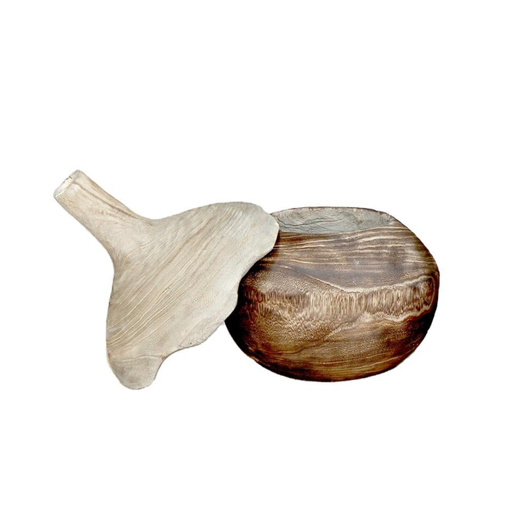 Wooden Vase/Jar with Lid - Large CF19012A