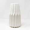 White Ceramic Vase - MediumSS019 مزهرية