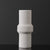 White Textured Ceramic Vase 279