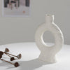 White Textured Ceramic Vase LT520-RD2-W