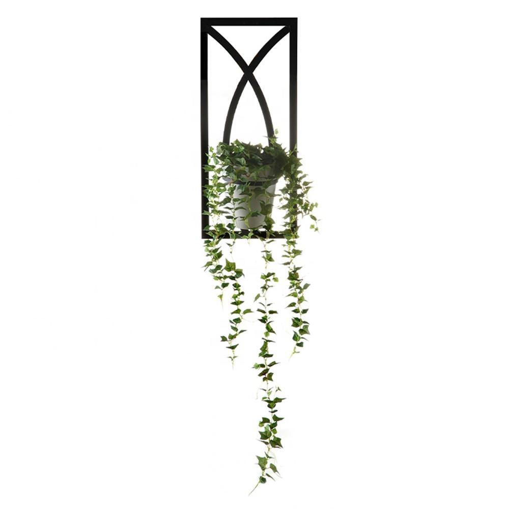 Black Metal Wall Planter PJTZ0027B