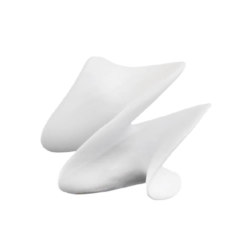 White Resin Twisted Sculpture H1100