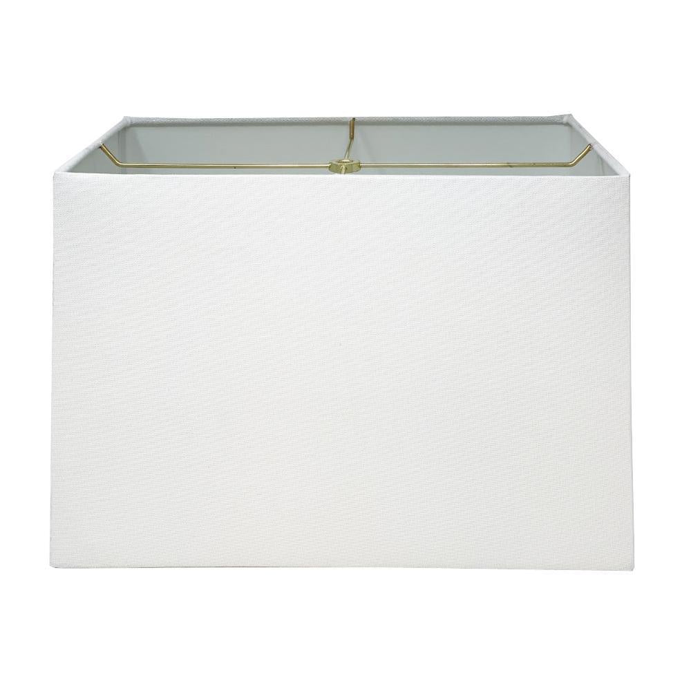 Ivory Tapered Rectangle Lamp Shade