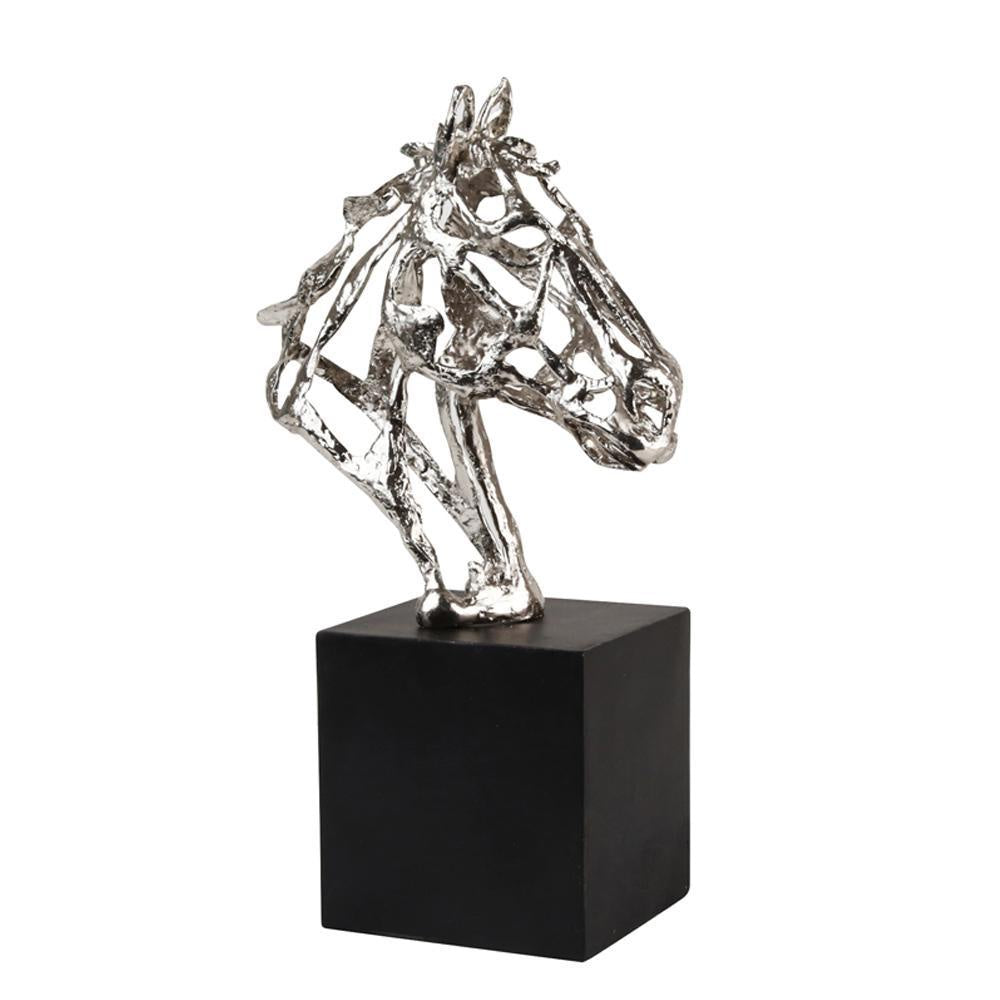 Silver Horse Abstract Bust FL-J2116A