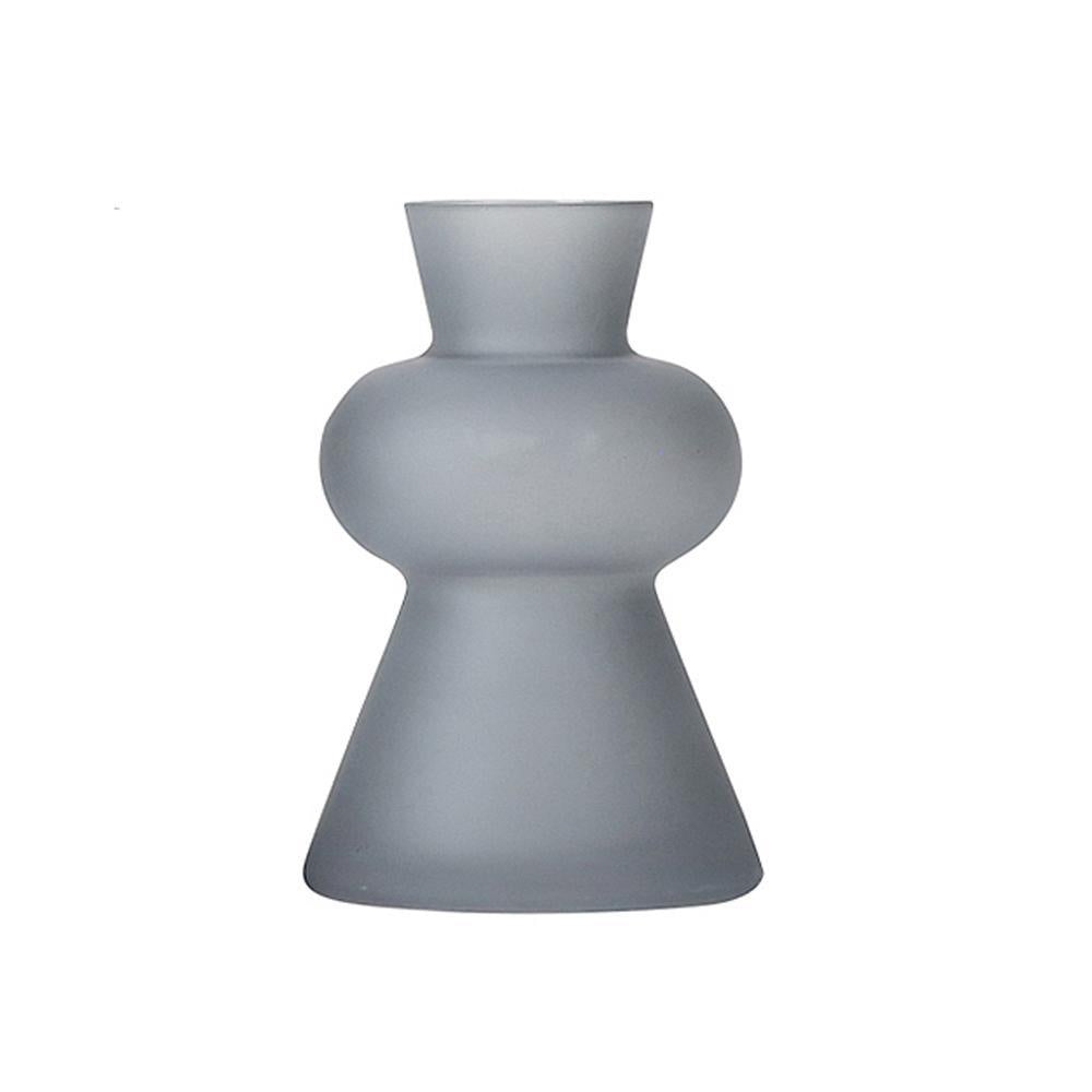 Matte Grey Glass Taper Vase - Small FB-ZS2022B