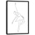 Black & White Minimalistic Figurative Dancer - On Sale