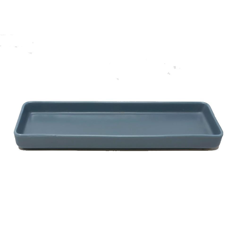 Blue Ceramic Rectangular Platter HCYC-8