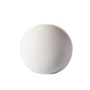 White Round Ceramic Vase with Texture Detail ZD-104