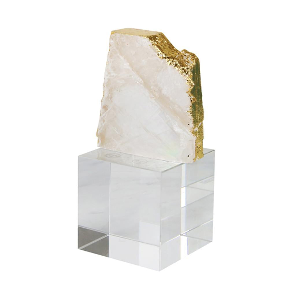 Natural Stone Décor on Crystal Base - Small FL-TZ1057B