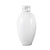 White Ceramic Jar with Marble Look Lid - Medium 602056