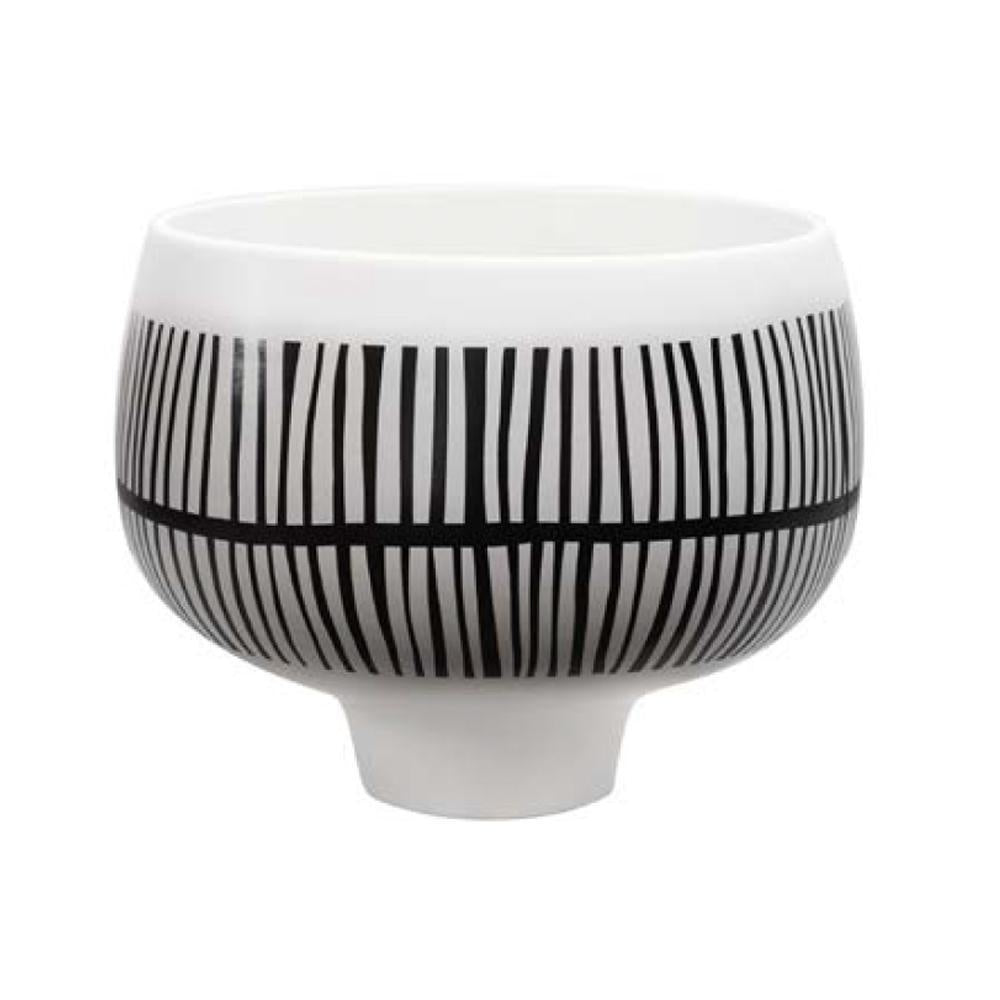Black & White Ceramic Pot - Planter HPYG0315W1
