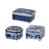 Set of 3 Mini Porcelain Boxes AV2096