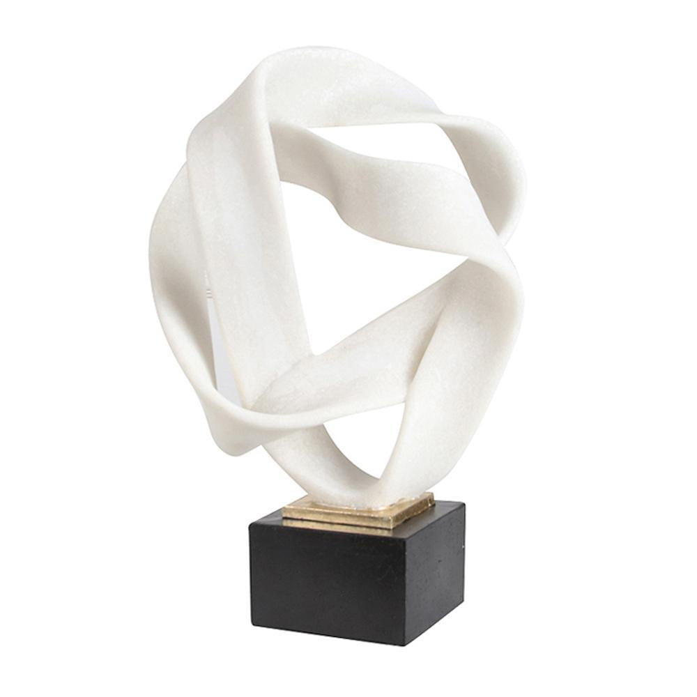 White Ribbon Abstract Sculpture FA-SZ2011