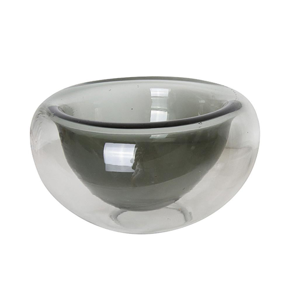 Grey Glass Bowl - Large FB-ZS1926A