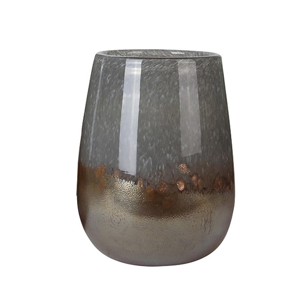 Grey & Brown Glass Vase - Medium FB-ZS2014B