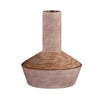 Blush & Brown Ceramic Vase مزهرية