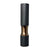 Black Cylindrical Ceramic Vase with Bronze Metal Glazing - Large WS-300-B-1