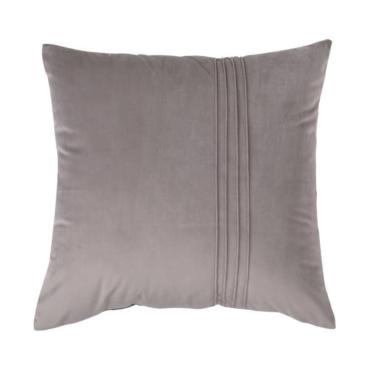 Taupe Velvet Cushion وسادة